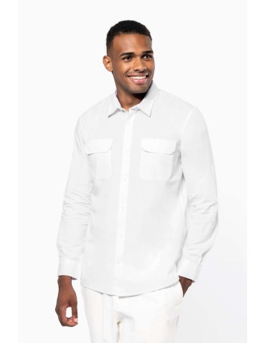 K-KA590-MEN'S LONG-SLEEVED SAFARI SHIRT